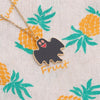 Halloween Alloy DIY Jewelry Bat Ghost Earrings Necklace(Earrings+Necklace)