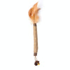 Catnip Hemp Dental Chew Stick with Feathers - Yellow