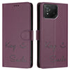 For Asus ROG Phone 8 / 8 Pro Smile Embossing RFID Leather Phone Case(Violet)