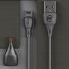 WK WDC-072 1m 2.1A Output Full Speed Series USB to 8 Pin Data Sync Charging Cable (Black)