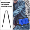 For Samsung Galaxy Tab A9 Honeycomb Hybrid Tablet Case with Handle Holder & Strap(Dark Blue)