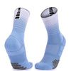 Thickened High-Top Sports Socks Non-Slip Mid-Tube Socks, Size: Free Size(Sky-blue White)