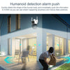 2K AI Triple Lens Security Camera with Human Detection (US Plug)