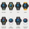 SMAEL 8082 Outdoor Waterproof Sports Multifunctional Luminous Timing Electronic Watch(Black)