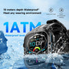 LEMFO C26 1.96 inch Sport Smart Watch, Support Bluetooth Call / Message Notification / Heart Rate / Blood Pressure Health Monitor(Blue)