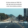 Car HD WIFI Interconnected Triple Camera Driving Recorder, Specification: With GPS