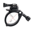 GP434 Large Size Bicycle Motorcycle Handlebar Fixing Mount for GoPro, Insta360, DJI and Other Action Cameras(Black)