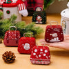 Christmas Decorations Handbag-shaped Candy Box Children Gift Iron Box(E)