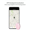 Mini GPS Pet Tracker - Bluetooth Anti-Lost Alarm - White - iOS