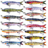 HENGJIA JM063 Multi-Section Fake Bait 8 Section Sinker Lures, Size: 13.4cm 18g(9)
