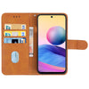 Leather Phone Case For Xiaomi Redmi Note 10 JE Japanese Version(Brown)