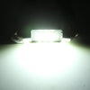 2 PCS 39mm DC12V / 2.5W / 6000K / 170LM 6LEDs SMD-3030 Car Reading Lamp Dome Light