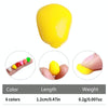 50pcs /Pack HENGJIA SO183 Floating Water Corn Soft Bait Plastic Lua Dummy Lures(Gold)