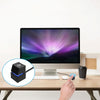 Desktop Computer Mobile Switch Computer Extension Cable Start Button, Color: Black Case Blue Light 2m Cable