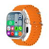 LEMFO LF40 2.01 inch Bluetooth Call Smart Watch, Support Heart Rate / Blood Oxygen(Silver Orange)