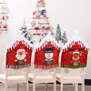 Christmas Cartoon Chair Cover Christmas Home Decoration(Christmas Elk)
