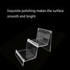 10 PCS Thickened Transparent Wallet Holder Plastic Phone Mask Display Stand Counter Display Stand,Specification: No. 3 2 Layer