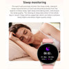 Bluetooth Talk Smartwatch Multi-Function Monitor Heart Rate / Blood Pressure / Blood Oxygen / Sleep(Blue)