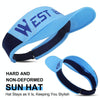 WEST BIKING Summer Sunshade Hat Outdoor Riding Empty Top Cap, Size: Free Size(Blue)
