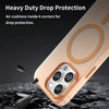 For iPhone 14 Pro Max MagSafe Frosted Translucent TPU + PC Full Coverage Phone Case(Orange)