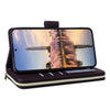 For Samsung Galaxy A35 Nine-card Slots Zipper Wallet Bag Leather Phone Case(Dark Purple)