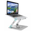 D147 Foldable 360 Degree Rotating Laptop Lifting Bracket Aluminum Alloy Notebook Desktop Stand(Black)