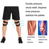 2pcs Blue Summer Pressurized Shock-absorbing Patella Belt Wear-resistant Silicone Outdoor Cycling Basketball Protective Gear