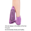 Non-slip Open Finger Yoga Sports Gloves+Five Finger Yoga Socks Set, Size: One Size(Open Toe Purple)