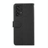 For Samsung Galaxy A33 5G ABEEL Delicate Texture Splicing RFID Leather Phone Case(Black)