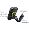 Outdoor Riding Motorcycle Bicycle Waterproof Mobile Phone Bracket,Style: Motorcycle 5.5 inch Black