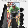 Boodun Long Finger Cycling Gloves Outdoor Sports Hiking Bike Gloves, Size: XL(Dark Grey)