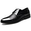 Fashion Men Leather Soft Business Casual Shoes, Size:40(Black)