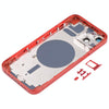 iPhone 13 Back Cover Replacement (Red) with SIM Tray & Lens