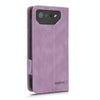 For ASUS ROG Phone 7 Magnetic Clasp Leather Phone Case(Purple)