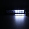 8W 800LM 8-LED White Light 3-Modes Adjustable Angle Car Strobe Flash Dash Emergency Light Warning Lamp with Suckers, DC 12V