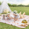 Outdoor Beach Waterproof Floor Mat Portable Picnic Cloth Folding Blanket, Size: Medium (Toast Orange)