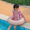 Thickened Children Swimming Ring Inflatable Underarm Ring 50cm(Cherry)