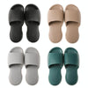 Summer Super Thick Soft Bottom Plastic Slippers Men Indoor Defensive Household Bath Slippers, Size:44-45(Khaki)