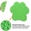 Silicone Licking Mat for Dogs - Green - Slow Feeder - Suction Cup