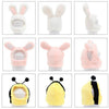 Bee Cat Hat XS (19-24cm) Soft Velvet Pet Costume