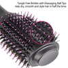 2 in 1 Multi-functional Comb Styling Rotating Hot Hair Dryer Straightener Curler US Plug