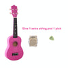 HM100 21 inch Basswood Ukulele Children Musical Enlightenment Instrument(Magenta)