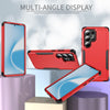 For Samsung Galaxy S25 Ultra 5G TPU + PC Shockproof Protective Phone Case(Red + Black)