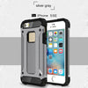 Tough Armor TPU + PC Combination Case for iPhone SE & 5 & 5s(Grey)