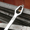 Multi-Function Plum Wrench Open Adjustment Double-Headed Self-Tightening Wrench(Silver)