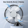 SUITU  12V/24V Mini Car Fan USB Charging Single Head Fan 360 Degree Cooling Fan, Style: Seat Back Model