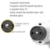 CS-B09 Safety Hammer Tungsten Steel Striker Windows Breaker With Seat Belt Cutter(White)