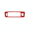 Car Central Control Lower Air Outlet Decorative Sticker for Volvo V60 2010-2017, Left Drive(Red)