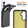For Samsung Galaxy S25 5G Glossy TPU Shockproof MagSafe Phone Case with Lanyard(Black)