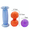 Massage Ball Plantar Fascia Ball Muscle Relaxation Fitness Ball Hand Holding Ball,Style: Blue Foot Bottom + Bump Peanut Ball + 7cm Tattan